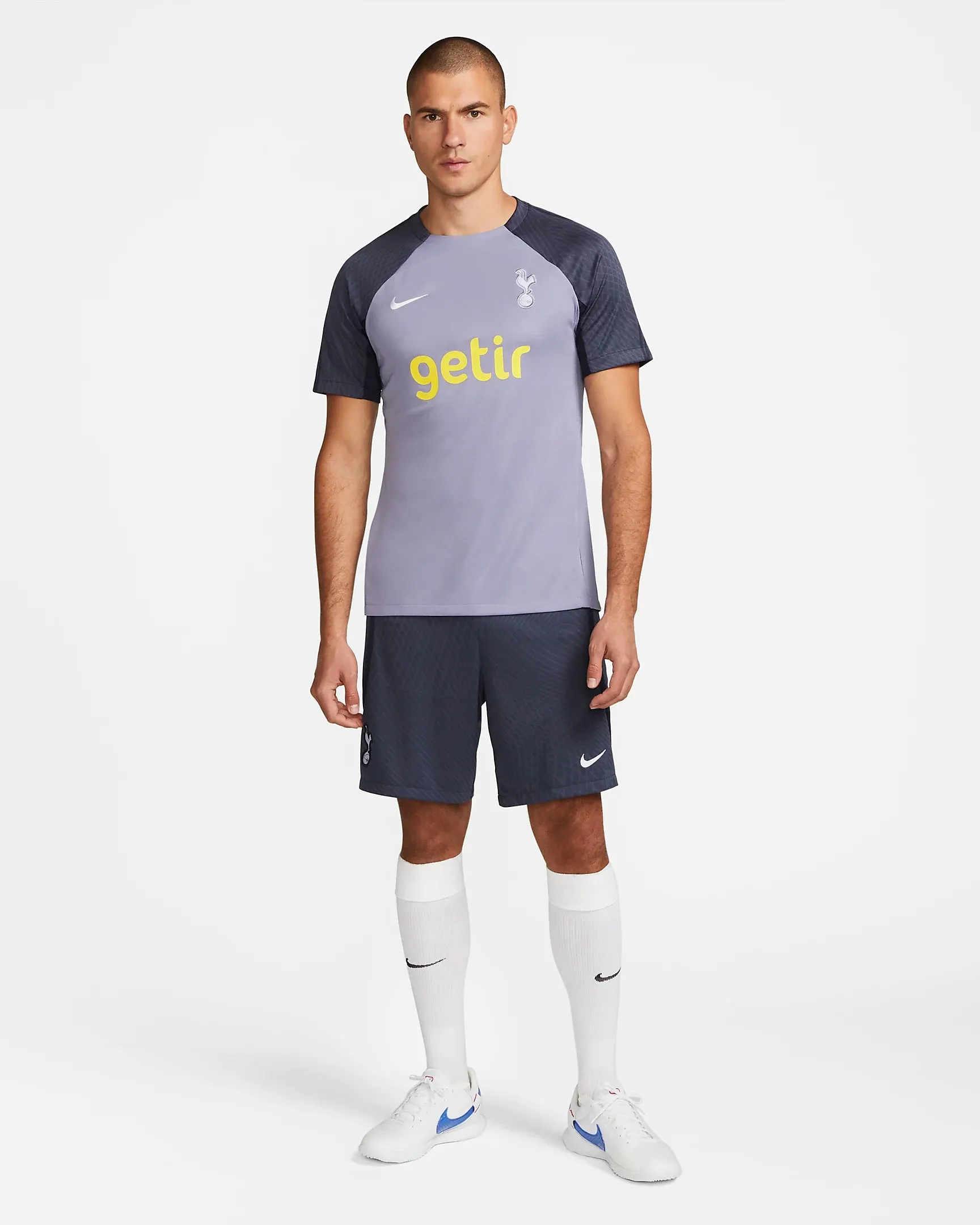 Short d'entrainement Tottenham 2023/2024 - Gris/Blanc
