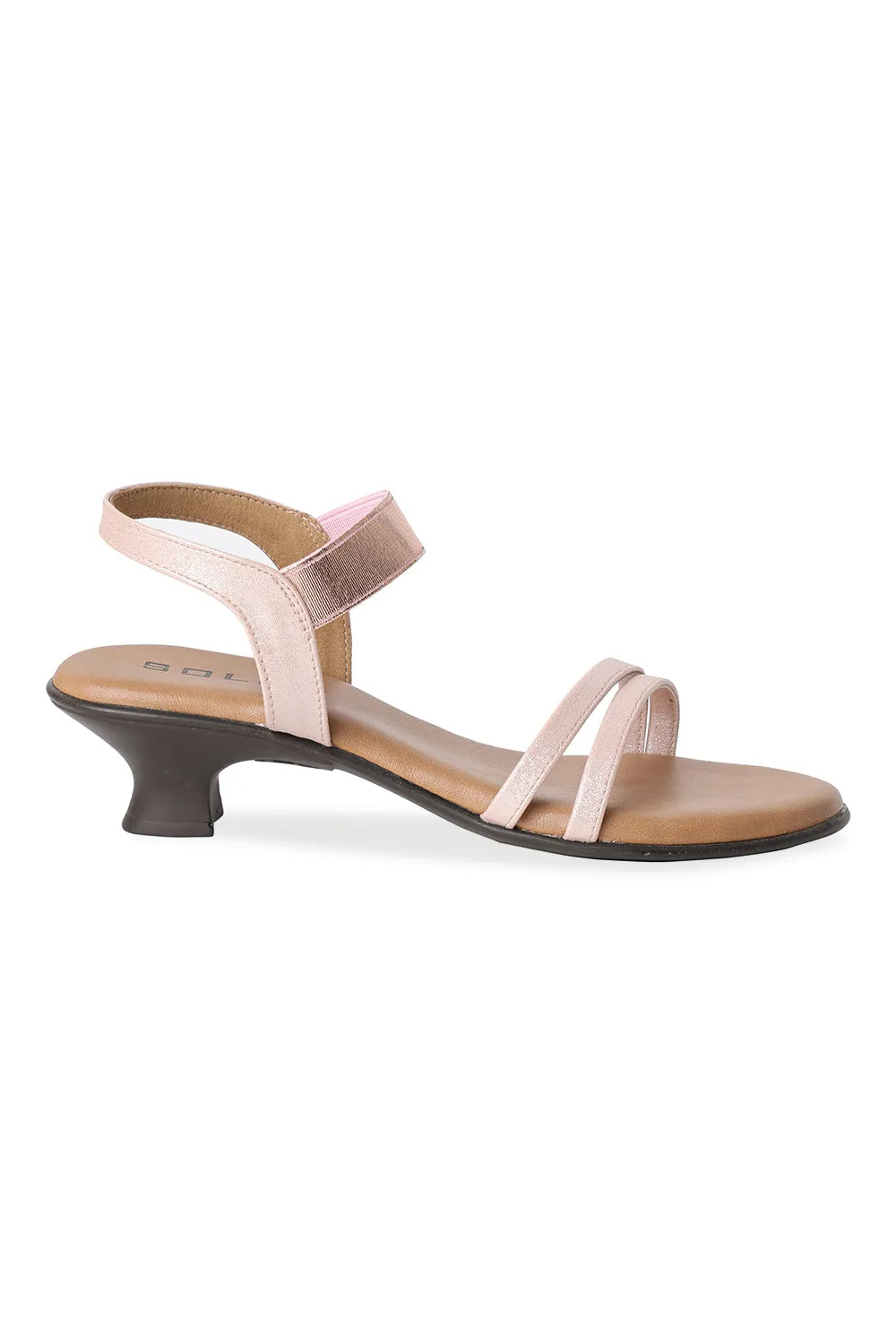 SOLES Double Strap Heels