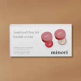 Sunkissed Glow Kit - Cream Blush & Highlighter Set | Minori