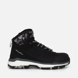TERRA FIRMA HYBRID ZIP/LACE COMPOSITE TOE WORK BOOTS 5" - BLACK/FOREST GREEN