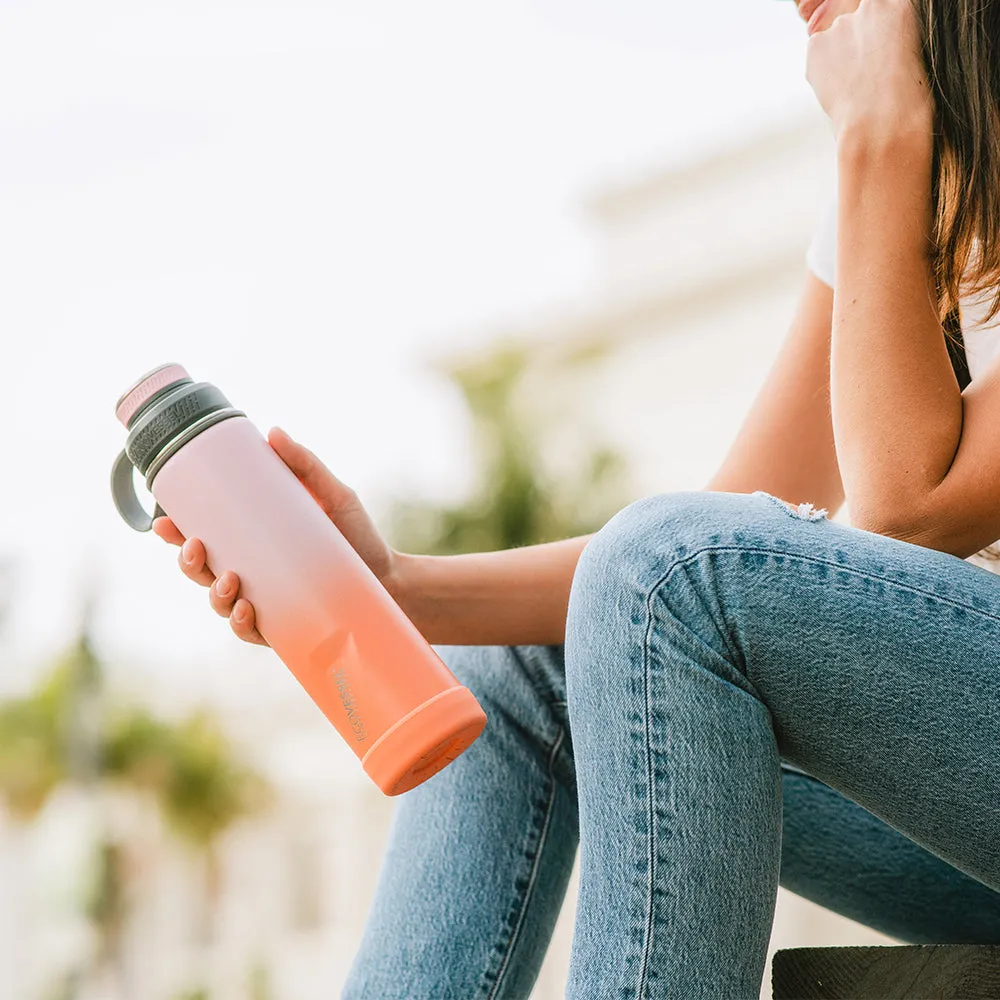 The Boulder - 24 oz Bottle with Screw Top & Strainer