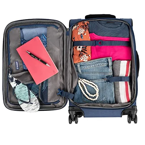 Travelpro Tourlite Softside Lightweigh Expandable Spinner - Blue