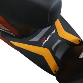 TVS Jupiter 125 Floor Mat (Color: Orange) - Non-Slip and Custom Fit Protection for Your Ride
