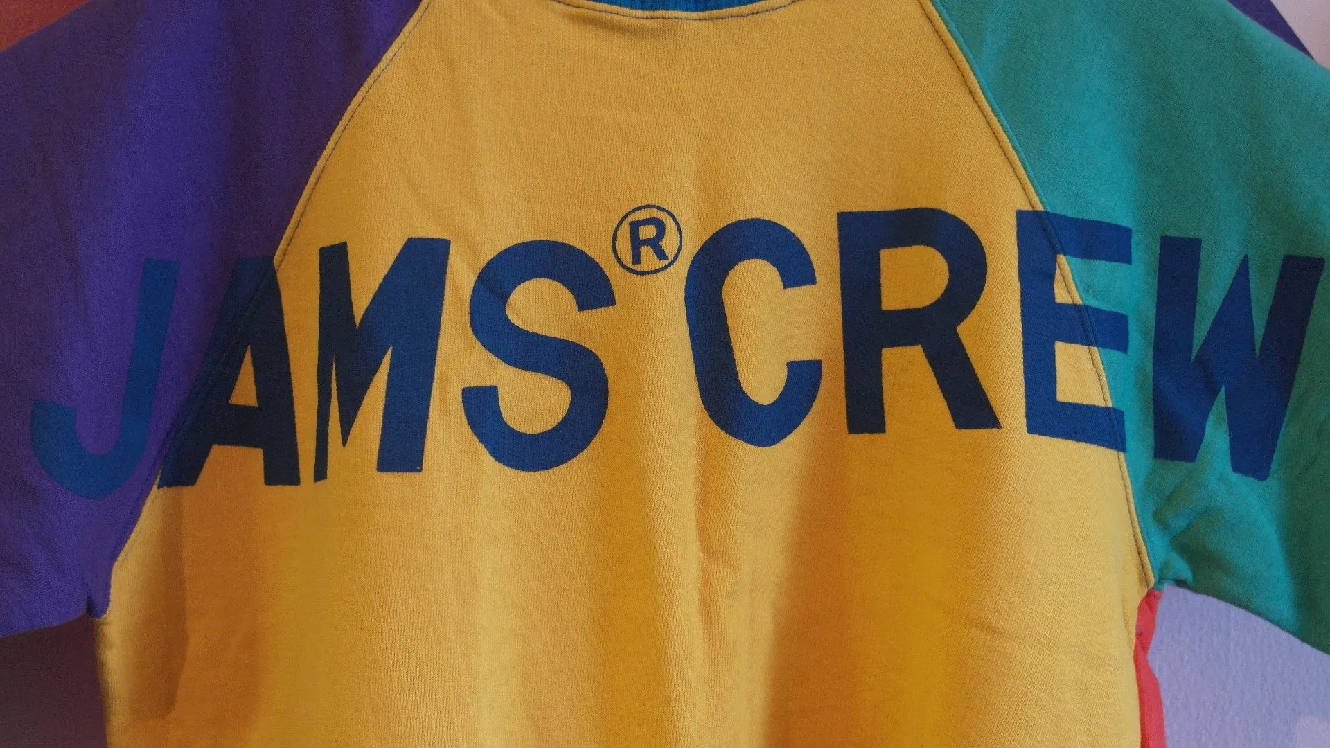 vintage original jams world sweatshirt ~ S, M