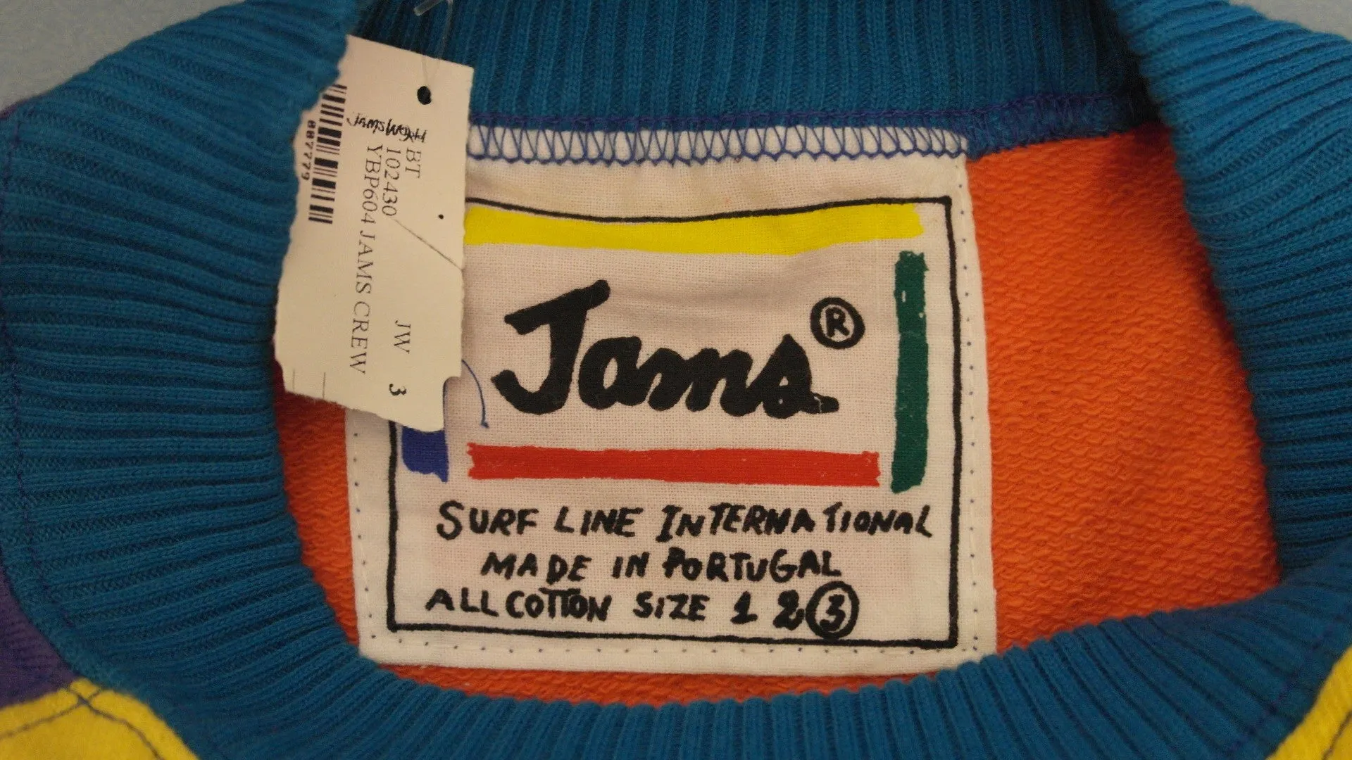 vintage original jams world sweatshirt ~ S, M