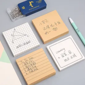 Wholesale Creative Convenience Stickers, Leather Colored Paper Sticky Notes
