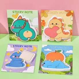 Wholesale Paper Cartoon Dinosaur Shaped Convenience Stickers