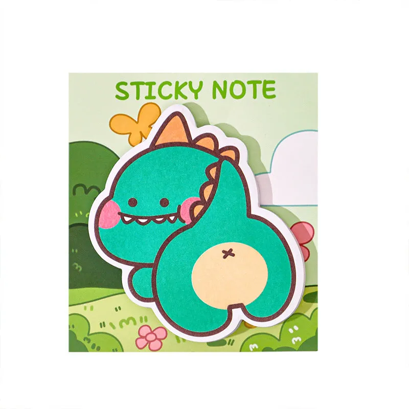 Wholesale Paper Cartoon Dinosaur Shaped Convenience Stickers
