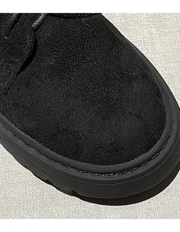 Winter Large Size Women's Suede Ankle Boots