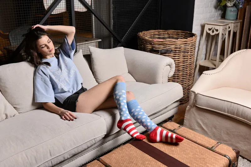 Zicci Women's 5-Pair Gift Box Mix-2 Knee High Socks